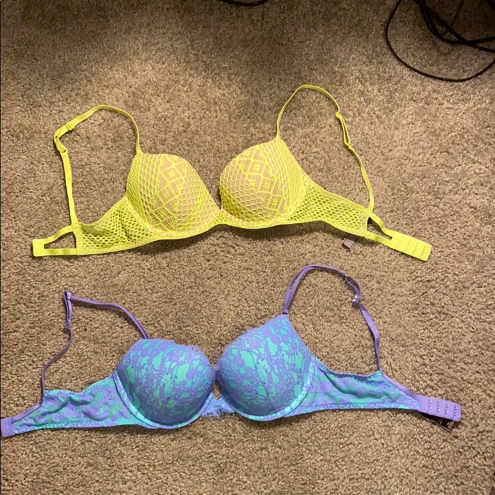Victoria Secret push up bras